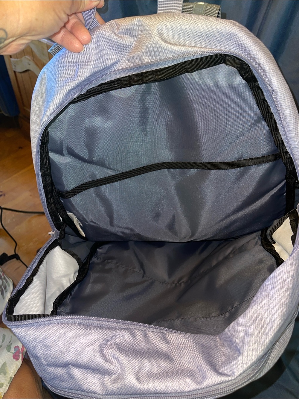 Adidas Excelerator Light Purple & Gray Backpack - Picture 7 of 10